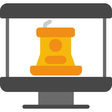 düz biçimli bilgisayar masaüstü simgesi