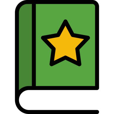 Kitap. Web simgesi basit illüstrasyon