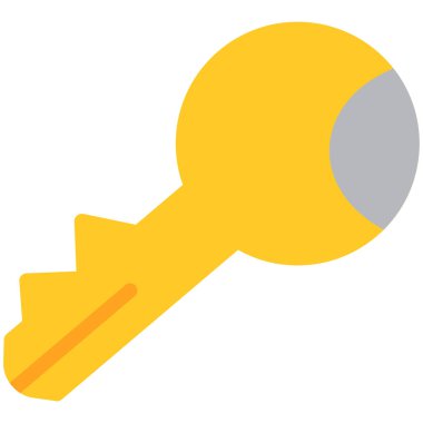 anahtar düz vektör sembolü