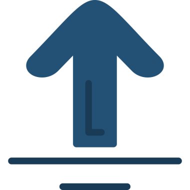 ok aşağı ok simgesi dış hat biçiminde