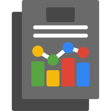 veri analiz iş simgesi düz biçimli