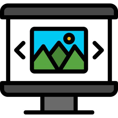 Geliştirme vektörü illüstrasyonu için web tasarım simgesi