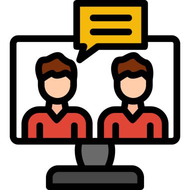 İş ve finans simgesinin vektör illüstrasyonu