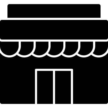 Bina. Web simgesi basit tasarım