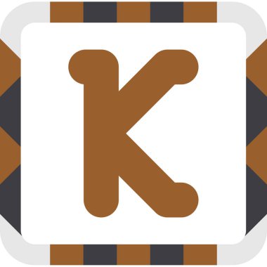 alfabe harfi logo simgesi, vektör illüstrasyonu