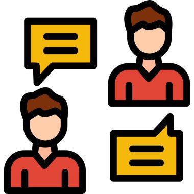 iletişim sohbet iletişim simgesi