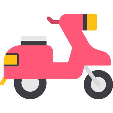 Bisiklet. Web simgesi basit illüstrasyon