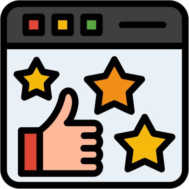 Geri bildirim gözden geçirme simgesi