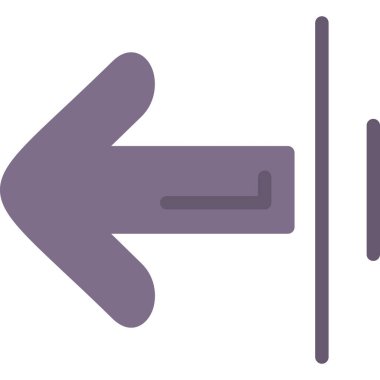 Yön. Web simgesi basit illüstrasyon