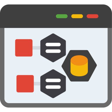 Web tasarım vektörü simgesi