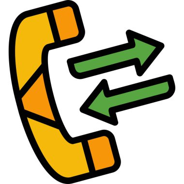 çağrı merkezi simgesi, vektör illüstrasyonu