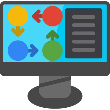 veri değişim sunucu simgesi doldurulmuş ana hatlar biçiminde