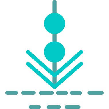 Bitki. Web simgesi basit illüstrasyon