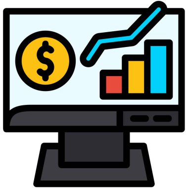 iş büyüme grafik simgesi