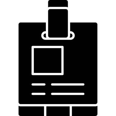 çanta çanta simgesi, vektör illüstrasyonu