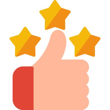 Simge vektör illüstrasyonunu parmakla