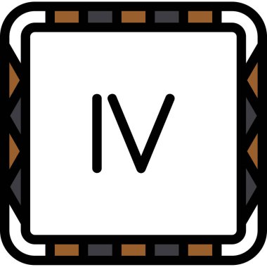 simge vektör illüstrasyonu - renk arkaplanı