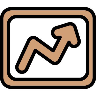 grafik ikonu vektör illüstrasyonu