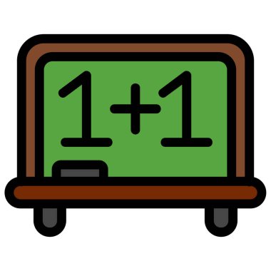 okul yönetim kurulu simgesi, vektör illüstrasyonu