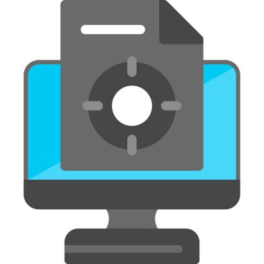 kamera simgesi vektör illüstrasyonu