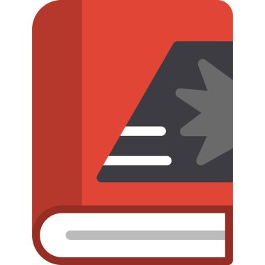 kitap simgesi vektör illüstrasyonu