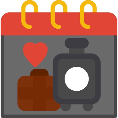 takvim aşk tarihi simgesi