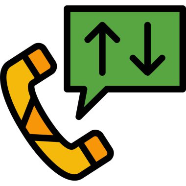 telefon simgesi, vektör illüstrasyonu