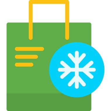 Alışveriş çantası. Basit resimleme