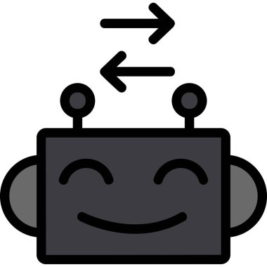 Sohbet simgesi vektör illüstrasyonu