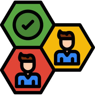 İnsan simgesi, vektör illüstrasyonu