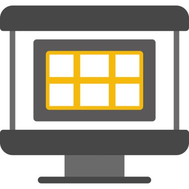 Web geliştirme vektör simgesi