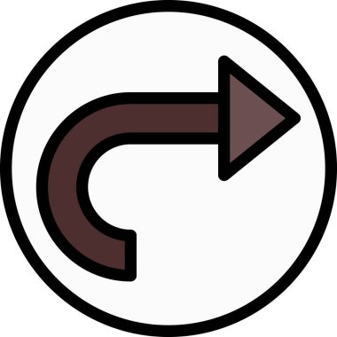 Ok. Web simgesi vektör illüstrasyonu