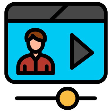 video konferans simgesi