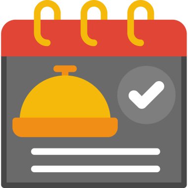 Takvim simgesi, vektör çizimi