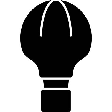 Ampul. Web simgesi basit illüstrasyon
