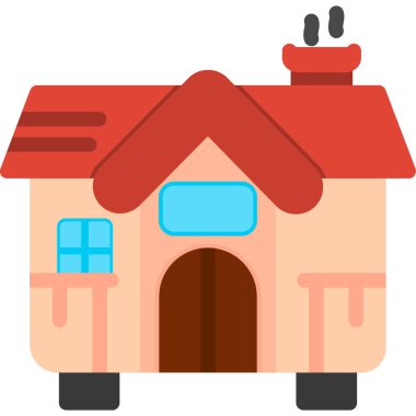 ev ev ikonu düz stil