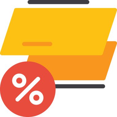 belge dosya indirimi simgesi düz biçimli