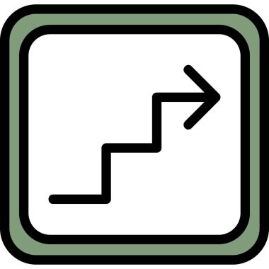 ok simgesi, vektör illüstrasyonu