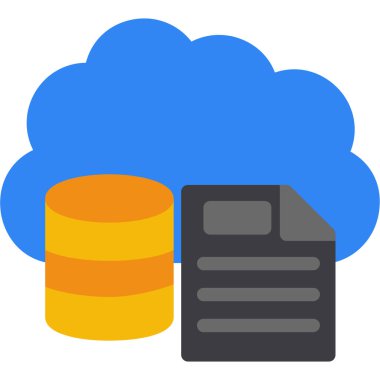 bulut veritabanı sunucu simgesi