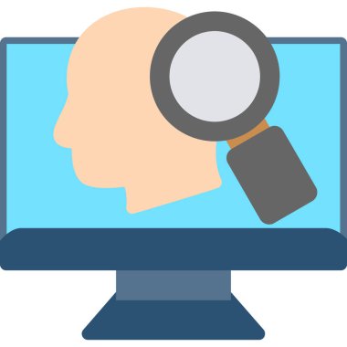 İnternet web tasarım simgesi düz biçimli