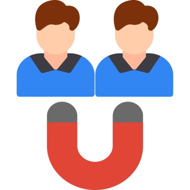 İnsanlar. Web simgesi basit illüstrasyon