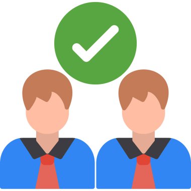 İş ve finans ikonu. Basit resimleme