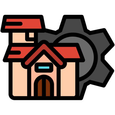 ev onarım vektör simgesi