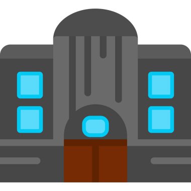 Bir çizgi film kamerasının vektör illüstrasyonu