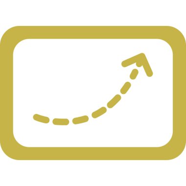 Düz biçimli ok aşağı vektör simgesi