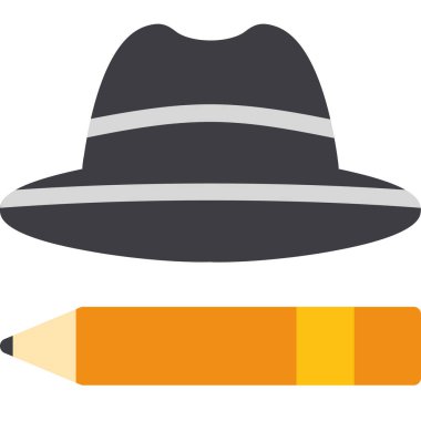 renk kalem simgesi, vektör illüstrasyon tasarımı