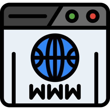 dünya haber vektörü simgesi