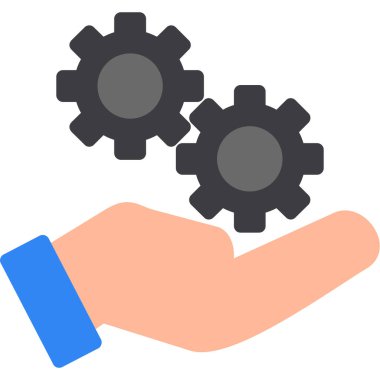 takım çalışması düz vektör simgesi