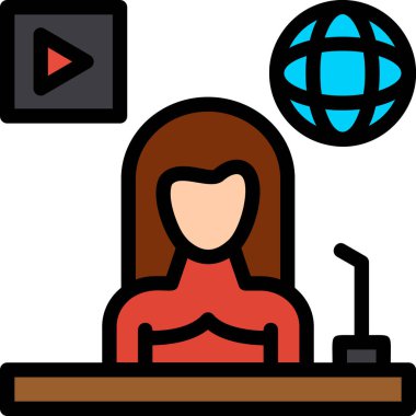 konferans çağrısı mikrofon simgesi