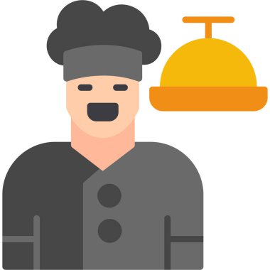 Şef Avatar Restoran ikonu